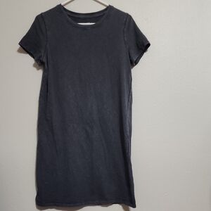 Womens Like New Universal Thread Charcoal Gray T-Shirt Dress Size S